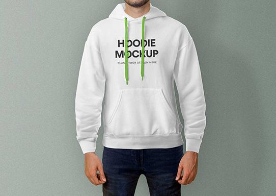 Hoodie Mockup With Model