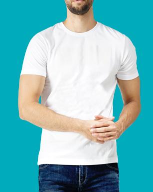 White T-shirt With Model