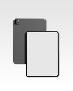 Tablet With Front & Back Side