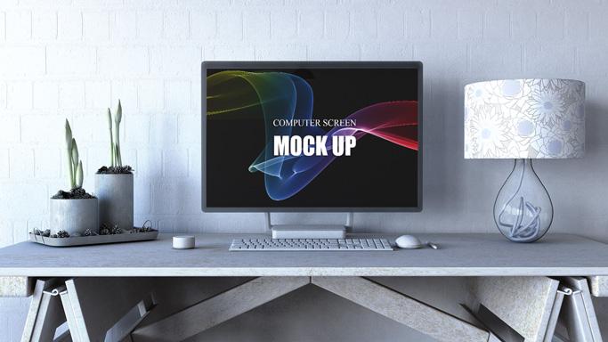 Computer Screen Mockup