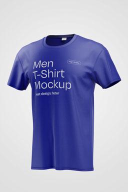 Men T-Shirt Mockup Front View