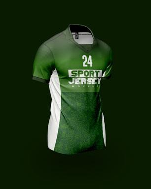 Green White Jersey With Number 33 It