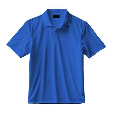 Blue Polo Shirt Isolated Background