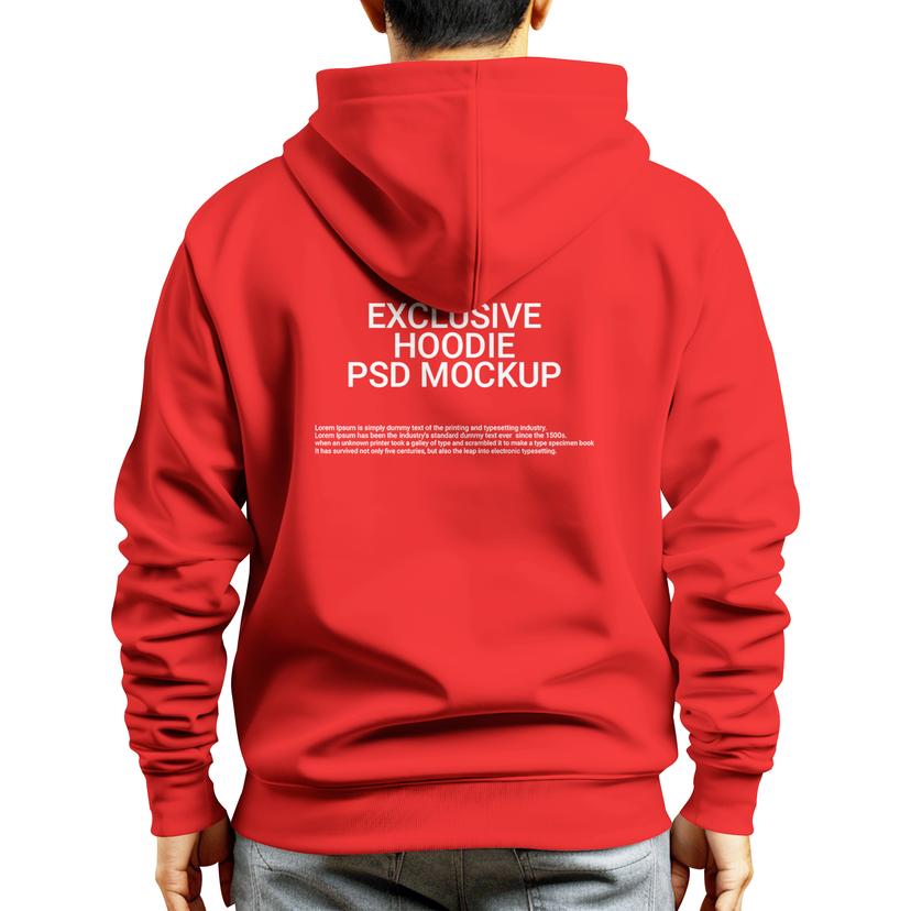 Hoodie Mockup With Model 2